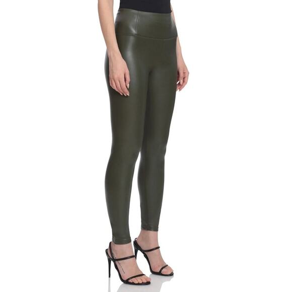 Bagatelle High Rise Faux Leather Leggings Black Women's M - Picture 3 of 7